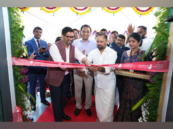 Sanjeev Sukumaran (COO), Dr Ramesh Kancharla (CMD, Rainbow Group), and Nithyananda P (Regional Head-Operations) Bengaluru at the launch of the Rainbow Children's Hospital in Sarjapur Road