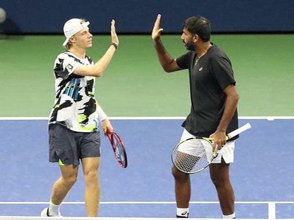 Denis Shapovalov and Rohan Bopanna. (Photo/ SAIMedia Twitter)