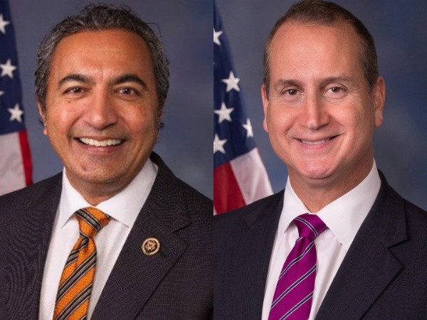 Co-chairs of the congressional Taiwan Caucus, Democrat Ami Bera and Republican Mario Díaz Balart (Photo credits: Reuters)