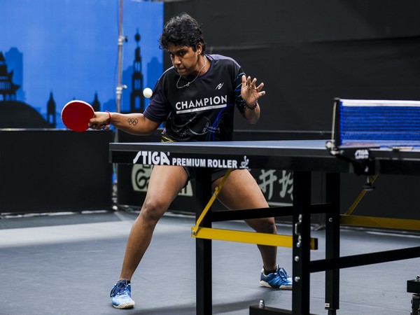 India's Nithya Mani in action during WTT Star Contender 2024 (Image: WTT/TTFI)
