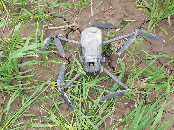 BSF, Punjab police recover drone from Punjab’s Tarn Taran district. (Photo: BSF)