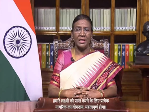 President Droupadi Murmu. (Photo/Doordarshan)