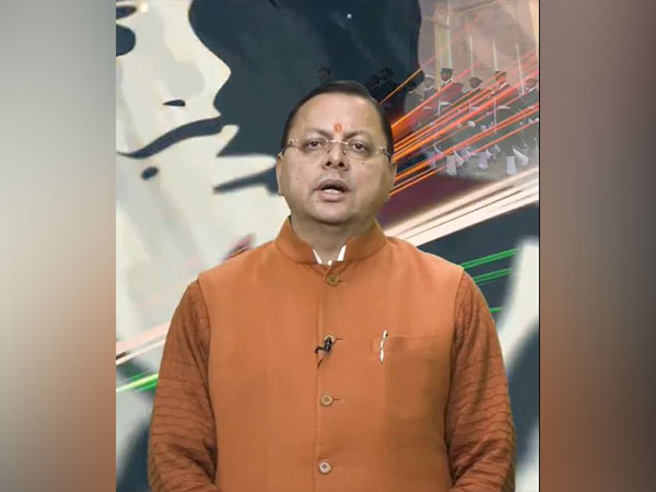 Screengrab from the video posted by Uttarakhand Chief Minister Pushkar Singh Dhami on X 