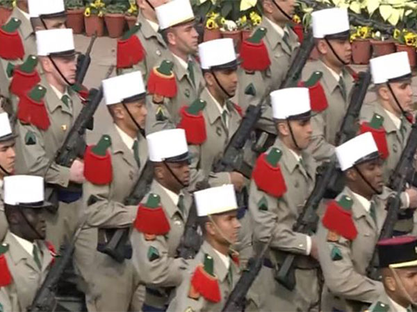 French Contingent in Republic Day celebrations (Photo/ANI)