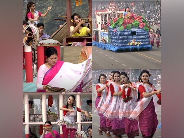 Manipur tableau at Kartavya Path (Images: Doordarshan)