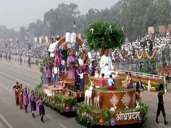 Andhra Pradesh tableau on Republic Day 2024 (Photo/ANI)