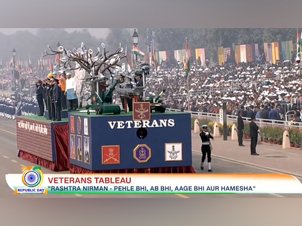 Veterans Tableau at Kartavya Path (Image: Doordarshan)
