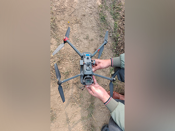 China-made drone recovered by the BSF (Photo credit: BSF, Punjab)