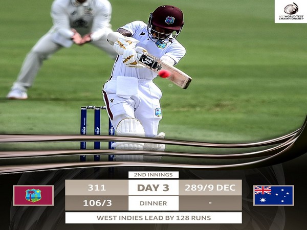 Australia vs West Indies. (Picture: ICC/Twitter)