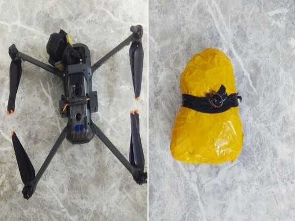BSF, Punjab Police seize Pakistani drone with heroin from Amritsar. (Photo/ANI)