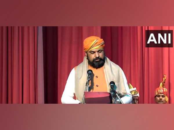 BJP's Samrat Choudhary takes oath as Cabinet Minister (Photo/ANI)