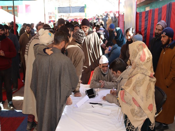 Locals at a free medical camp in Kupwara (Pic credit: BSF)