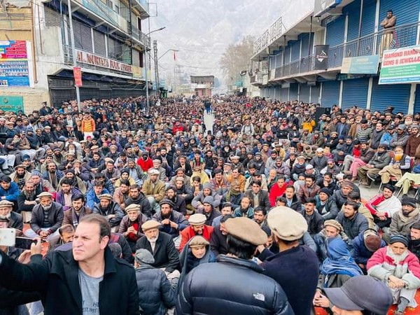  Demonstrations in Gilgit-Baltistan. (Photo: X//@harf_e_nagufta)