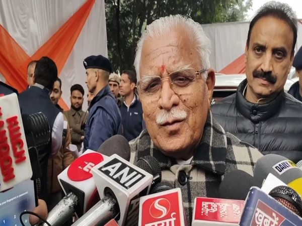 Haryana Chief Minister Manohar Lal Khattar (Photo/ANI)