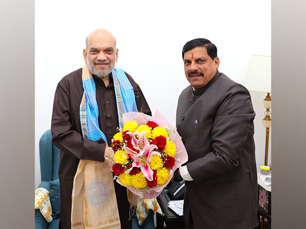 Madhya Pradesh Chief Minister with Home Minister Amit Shah (Photo credit: @AmitShah)