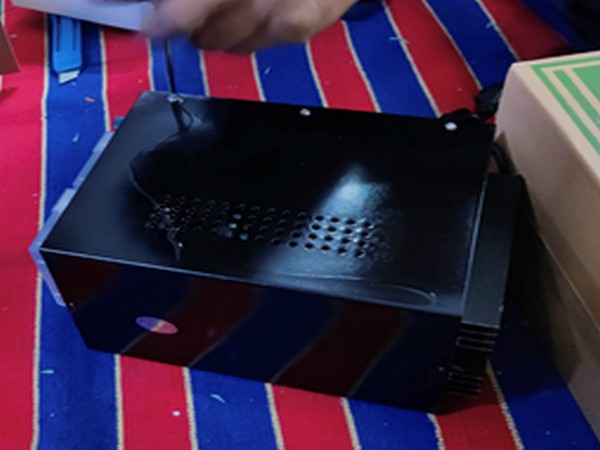 Alloy containing gold and silver worth over Rs. 10 crore seized on Sunday. (Photo/ANI)