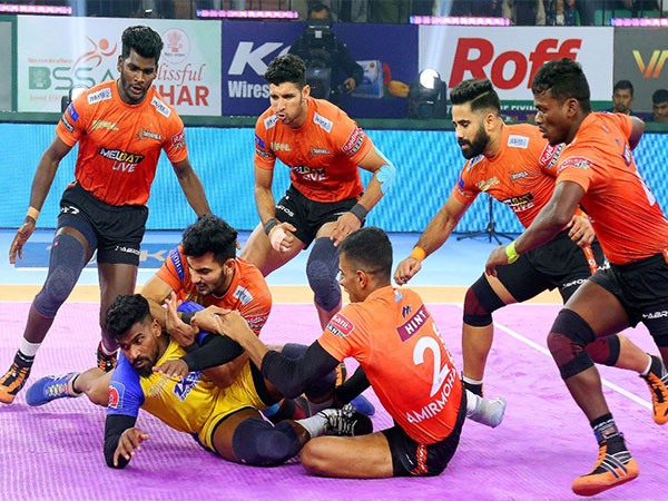 Tamil Thalaivas in action against U Mumba during Pro Kabaddi League (Image: PKL)