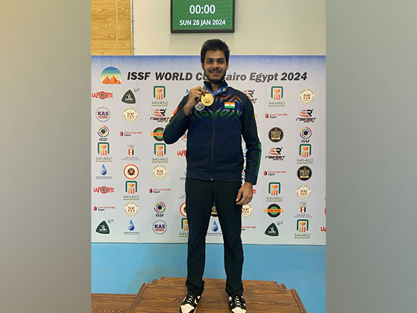 India shooter Divyansh Singh Panwar after winning medal at ISSF World Cup (Image: NRAI)