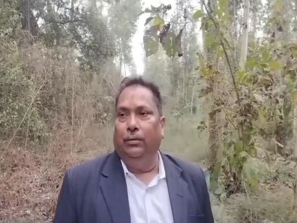 Dinesh Gupta Forest Ranger of Sitapur district.(Photo/ANI)