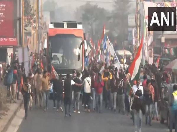 Congress' Bharat Jodo Nyay Yatra resumes from North Dinajpur (Photo/ANI)