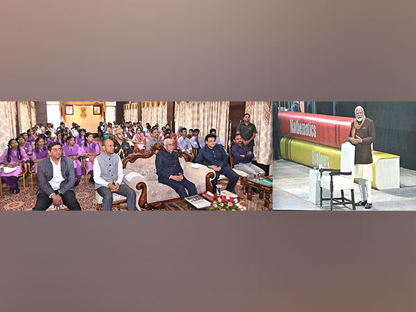 Andhra Pradesh Governor attends PM Modi's Pariksha Pe Charcha program (Photo/ANI)