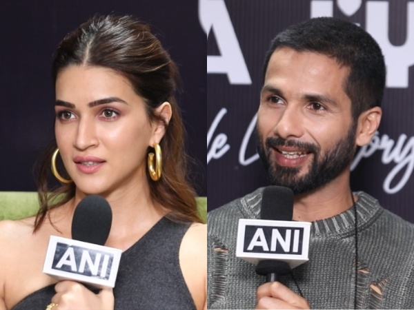 Kriti Sanon, Shahid Kapoor (Image source: ANI Photos)