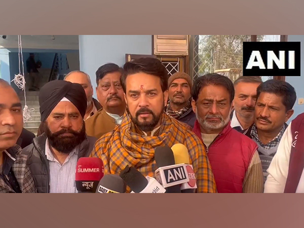 Union Minister Anurag Thakur (Photo/ANI)