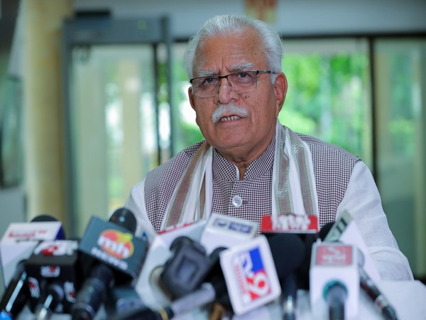 Haryana Chief Minister Manohar Lal Khattar (File Photo/ANI)