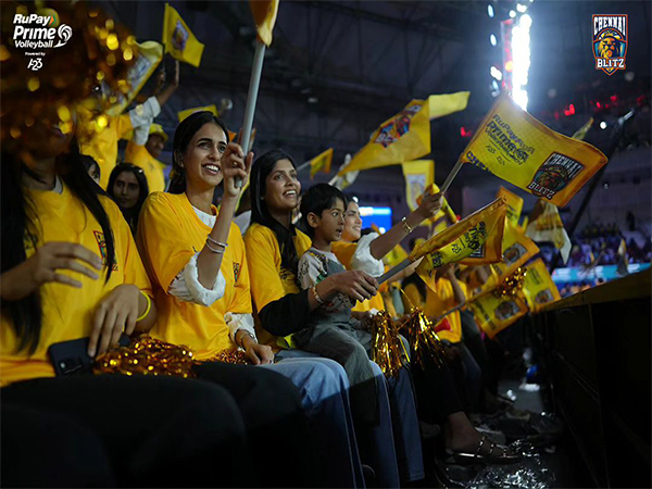 Chennai Volleyball fans. (Picture: Prime Volleyball League)