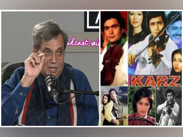 Subhash Ghai and 'Karz' poster (Image: ANI/X)