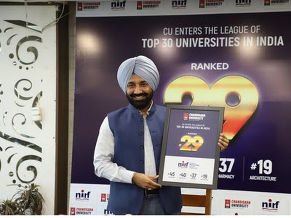 Chandigarh University founder-chancellor Satnam Singh Sandhu (File Photo/ANI)