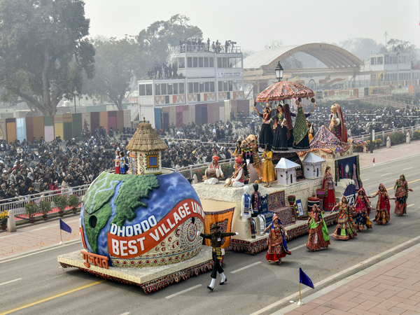 Gujarat tableau during R Day parade (Photo/ANI)