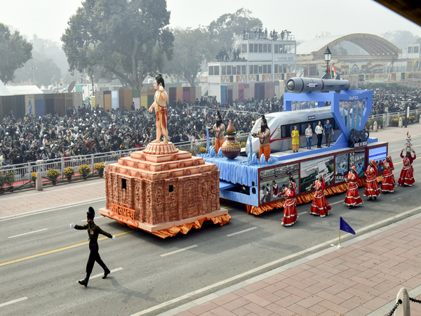 Uttar Pradesh tableau (File Photo/ANI)