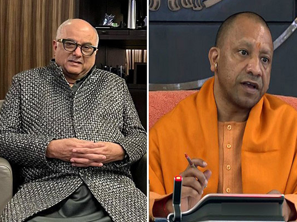 Left: Boney Kapoor (Image source: Instagram) Right: CM Yogi (Photo/ANI)