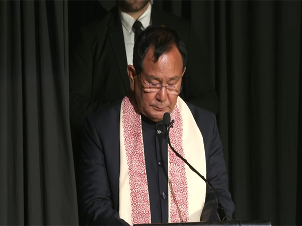 Union MoS Rajkumar Ranjan Singh addresses International Holocaust Remembrance Day in New Delhi (Photo/ANI)
