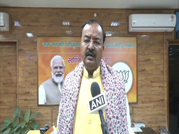 Uttar Pradesh Deputy Chief Minister Keshav Prasad Maurya. (Photo/ANI)