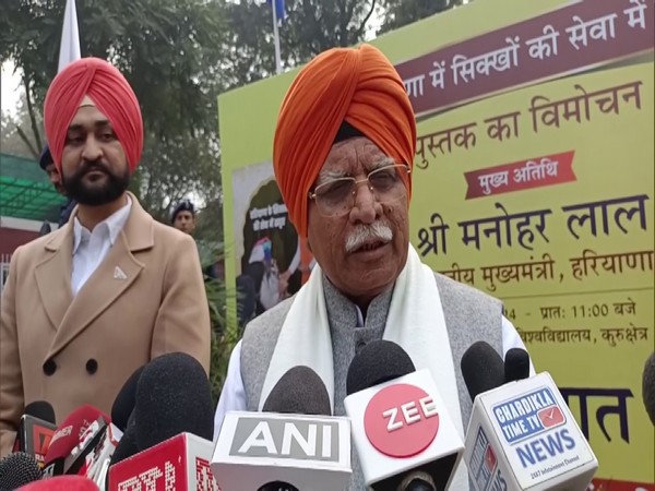 Haryana Chief Minister Manohar Lal Khattar (Photo/ANI)