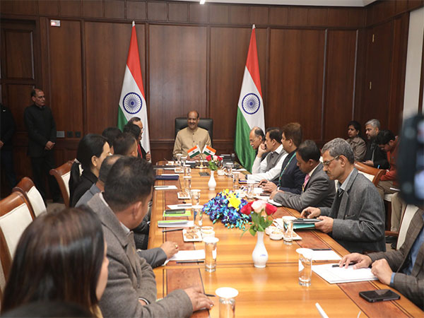 Nepalese delegation led by Chairman of the Parliamentary Committee on International Relations and Tourism Raj Kishore Yadav meets Lok Sabha Speaker Om Birla (Image Credit: X/@LokSabhaSectt)