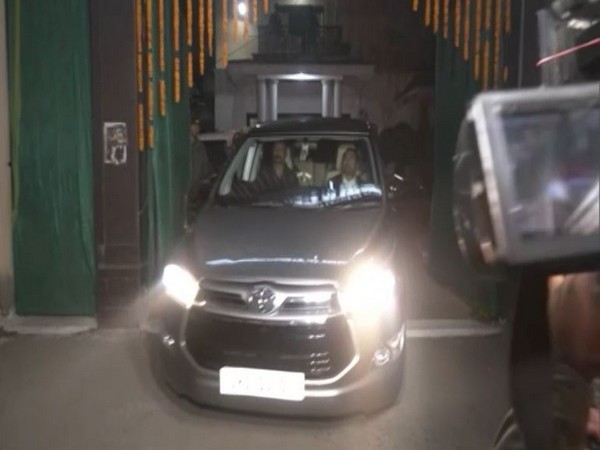 Hemant Soren's wife Kalpana Soren leaves Enforcement Directorate's office (File Photo/ANI)