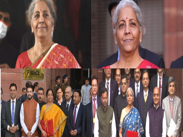 Union Finance Minister Nirmala Sitharaman's saree look (Image source: X)