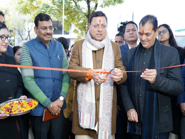 Uttarakhand CM opens newly integrated building in Dehradun (Photo/ANI)
