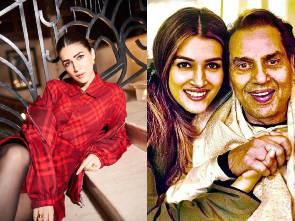 Kriti Sanon (Image source: Instagram), Kriti and Dharmendra (Image source: X)