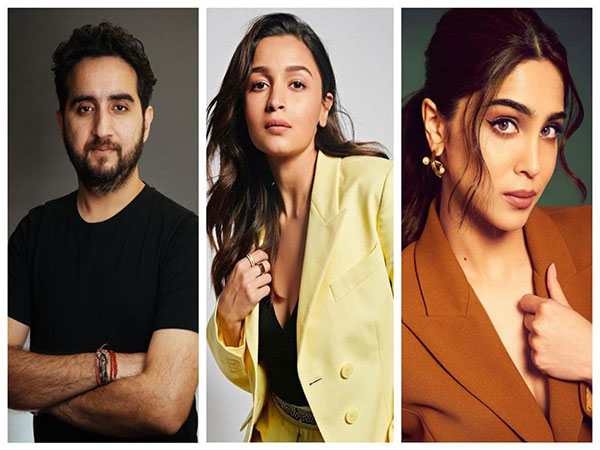 Shiv Rawail, Alia Bhatt, Sharvari (Image source: X)