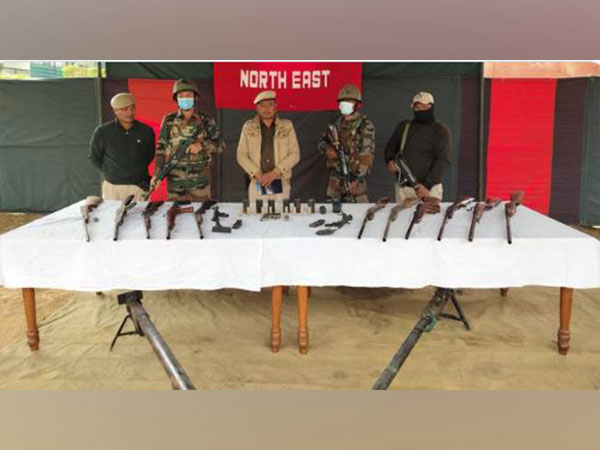 Security forces conduct search operations in vulnerable areas of Manipur, seize weapons (Photo/x/@manipur_police)