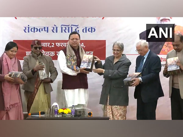 Uniform Civil Code Committee Chairperson Justice Ranjana Prakash Desai, along with the committee members hand over final report to Uttarakhand CM Dhami (Photo/ANI)