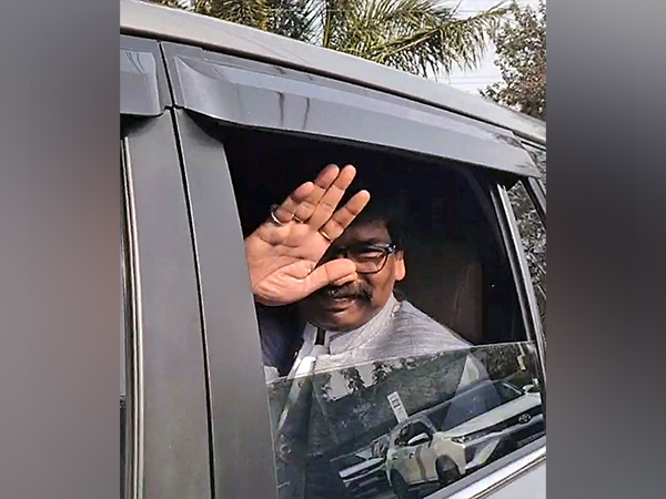 Former Jharkhand Chief Minister Hemant Soren (File Photo/ANI)