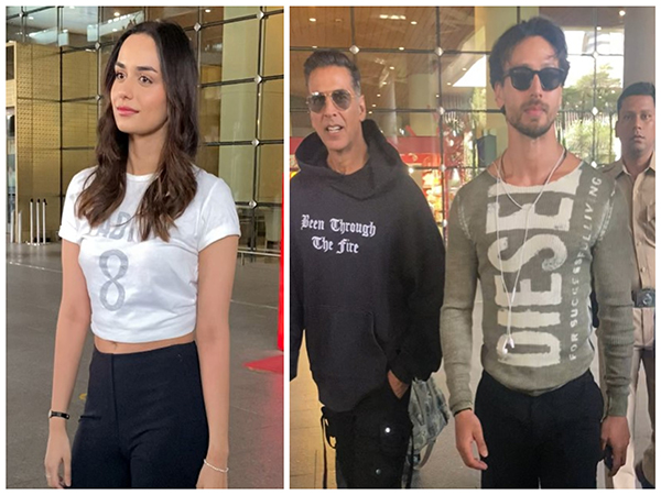 Akshay Kumar, Tiger Shroff, Manushi Chhillar (Image: ANI)