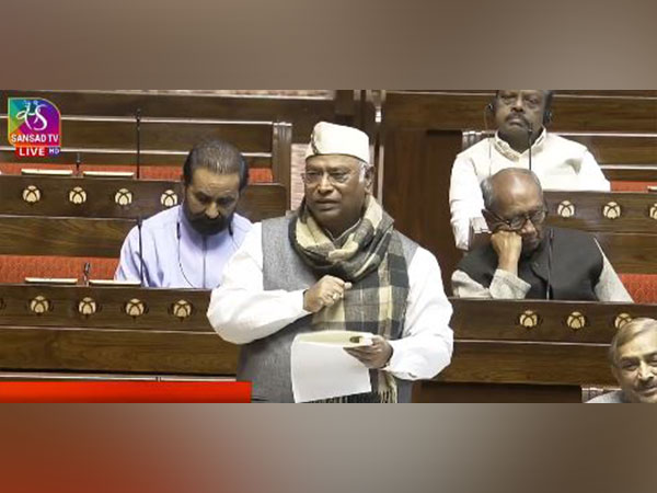 Leader of Opposition Mallikarjun Kharge (Photo/Sansad TV)