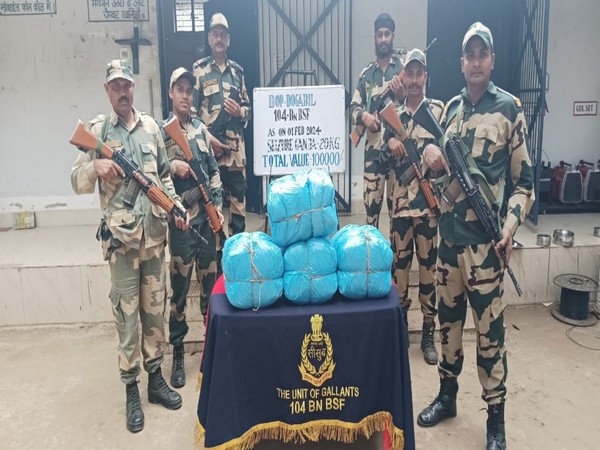 200 kgs of Ganja seized by BSF (Photo/ANI) 