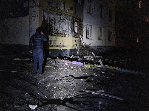 Aftermath of a Russian drone strike in Kharkiv (Photo/Reuters)